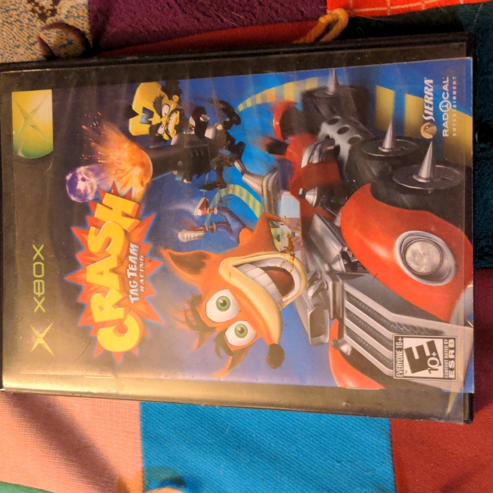 Xbox Crash TAG TEAM RACING Classic Video Game